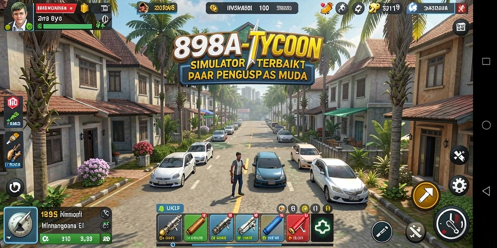 Tampilan gameplay yang menarik dalam 898A, menunjukkan strategi bisnis yang cerdas.