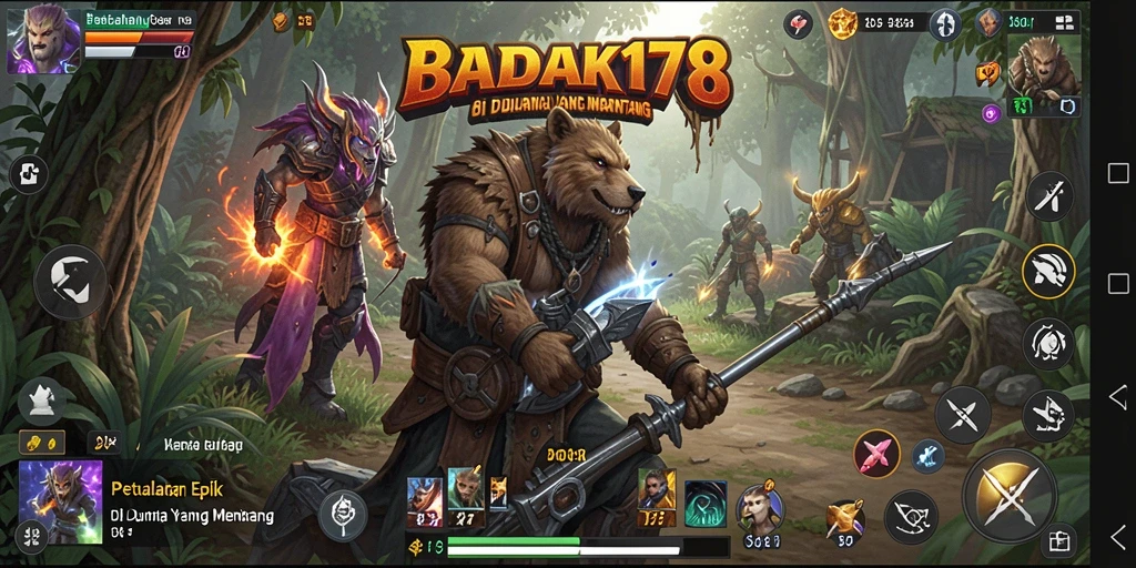Tampilan menarik dari gameplay BADAK178 yang menampilkan petualangan seru.