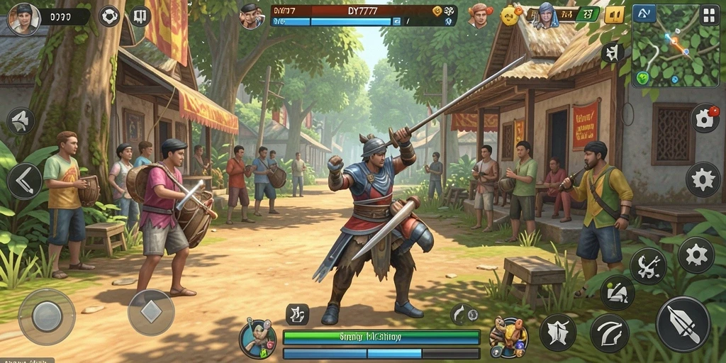 Tampilan gameplay DY777 yang interaktif dan menarik.