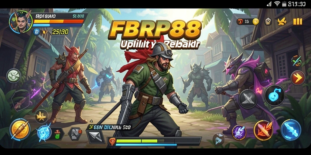 Tampilan antarmuka aplikasi FBRP88 dengan fitur-fitur Utility yang lengkap.