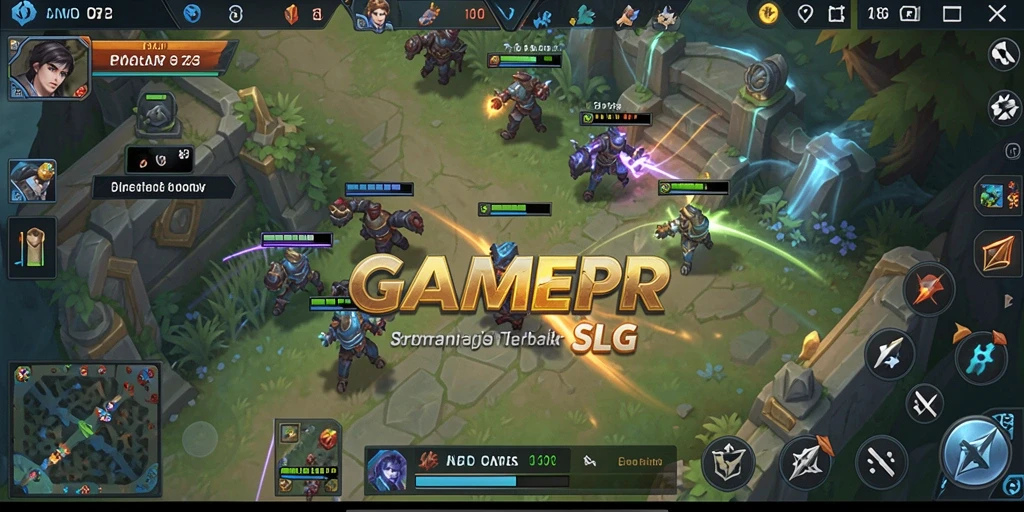 Screenshot utama GAMERP menampilkan aksi seru dalam strategi SLG.