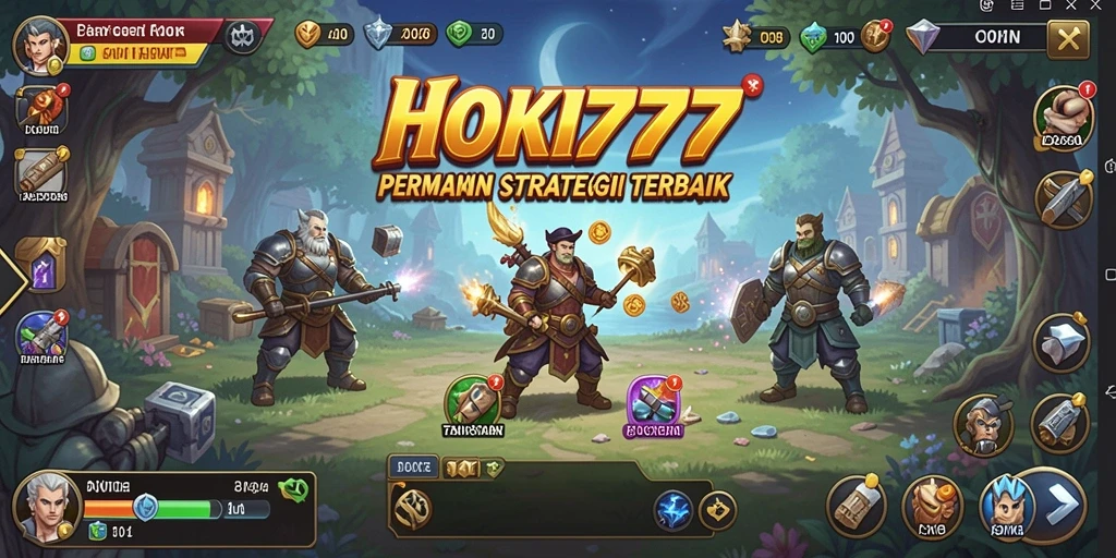 Tampilan gameplay HOKI777 menunjukkan aksi strategi yang mendebarkan.