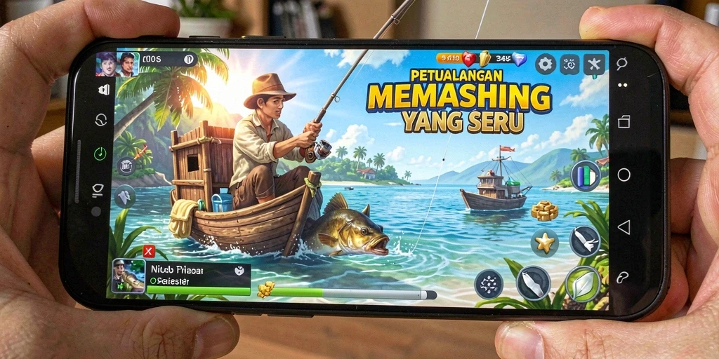 Tangkapan besar di pantai dengan tampilan yang memukau.