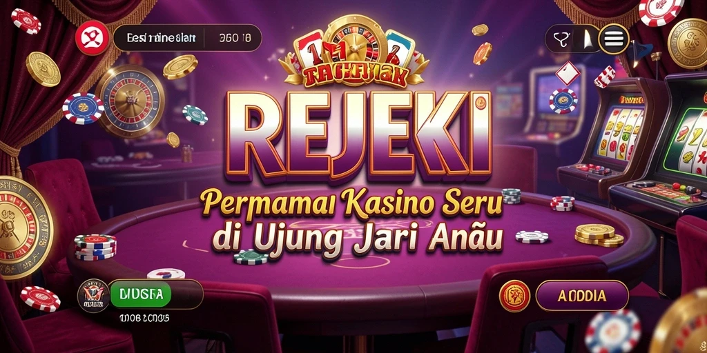 Tangkapan layar gameplay Kasino yang menarik di REJEKI.
