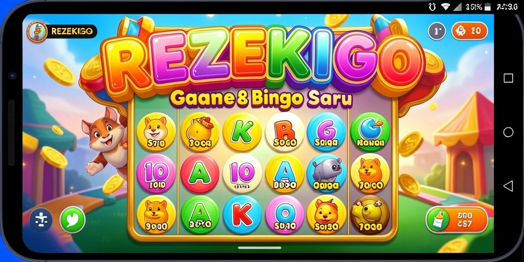 Menampilkan gameplay seru dan interaktif dalam permainan Bingo.