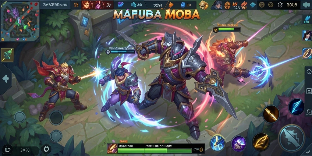 Gameplay seru dan adiktif dalam SM605 yang membawa petarungan MOBA ke level berikutnya.