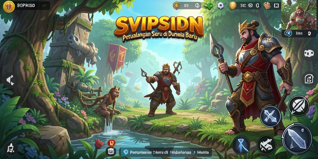 Menampilkan gameplay seru dalam dunia petualangan yang luas dan menakjubkan.
