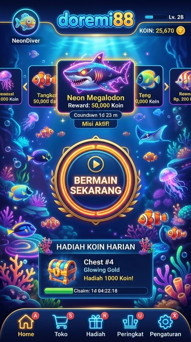 Screenshot dari aplikasi populer yang tersedia di doremi88.